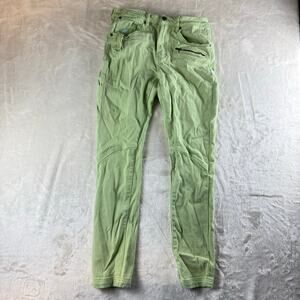 Born Fly Jeans Men's Size 30 Lime Green Denim [Measurement's Pictured]
